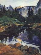 karl yens Yosemite oil on canvas